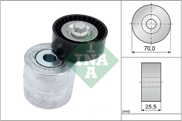 Belt Tensioner, V-ribbed belt